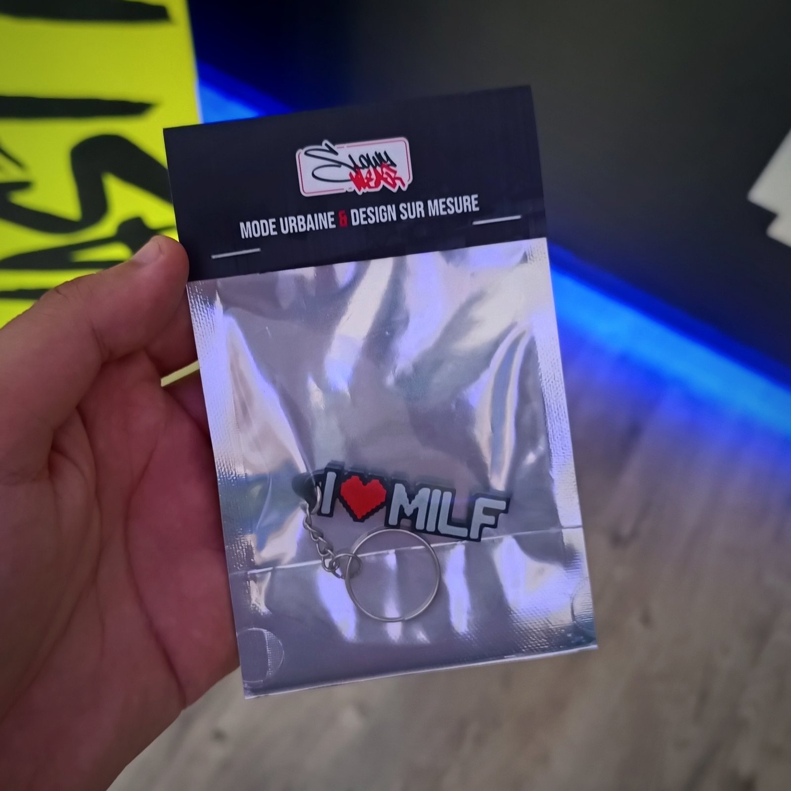 Porte-clés "I ❤️ MILF" – Image 3