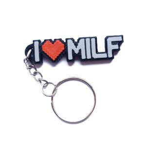 Porte-clés « I ❤️ MILF »