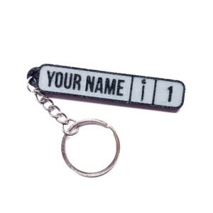 Porte-clé Immatriculation Marocaine Personnalisé