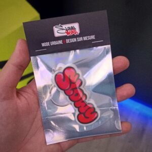 Duo Porte-Clés Graffiti Personnalisé (5 Lettres Max)