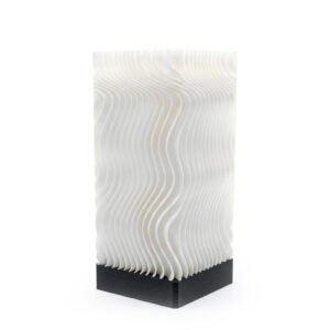 Lampe Aura – Design Ondulé, Création Marocaine